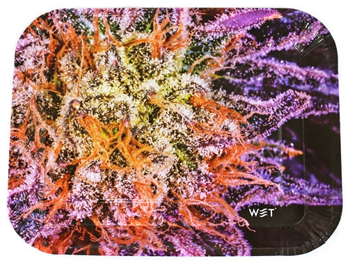 Wet Industry Disposable 6pk Rolling Trays - Purple Nugz