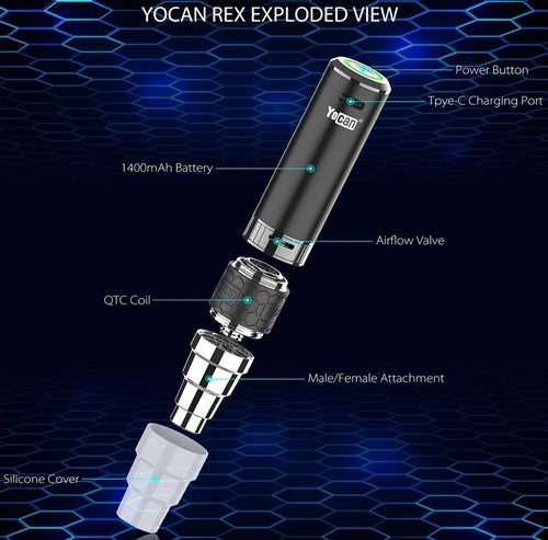 Yocan Rex Portable Enail Wax Kit