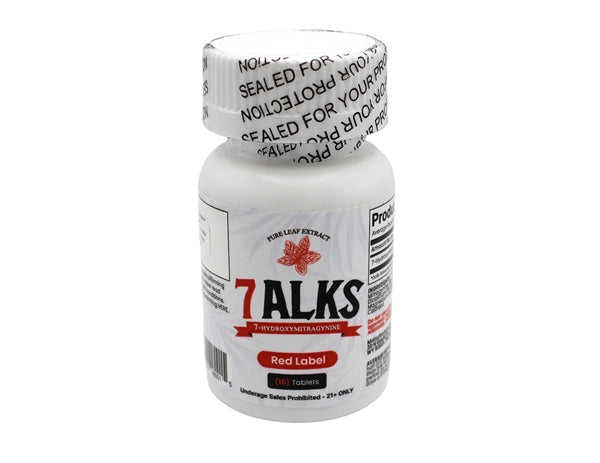 7ALKS Red Label 160mg 7-Hydroxy 10-Tablet