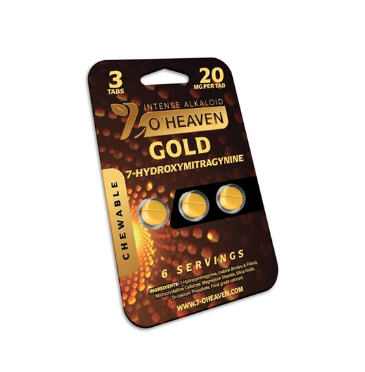 7 O’Heaven 20mg 7-OH 3-Tablet - Gold