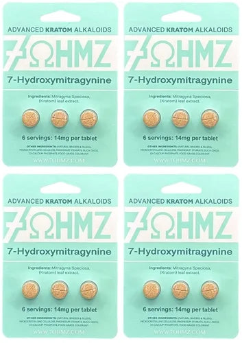 7ohmz Advanced Kratom - 3-Tablet