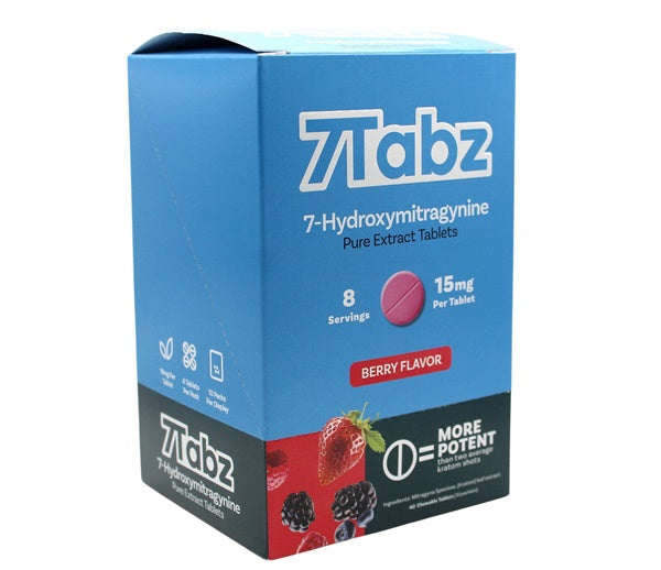 7Tabz 15mg 7-OH – Berry Flavor – 4-Tablet