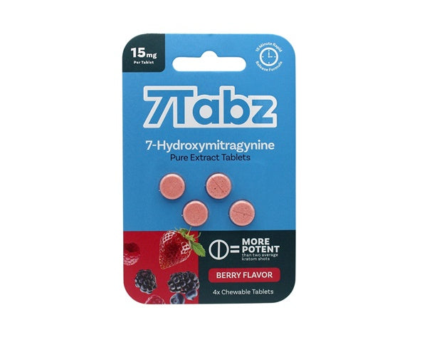 7Tabz 15mg 7-OH – Berry Flavor – 4-Tablet