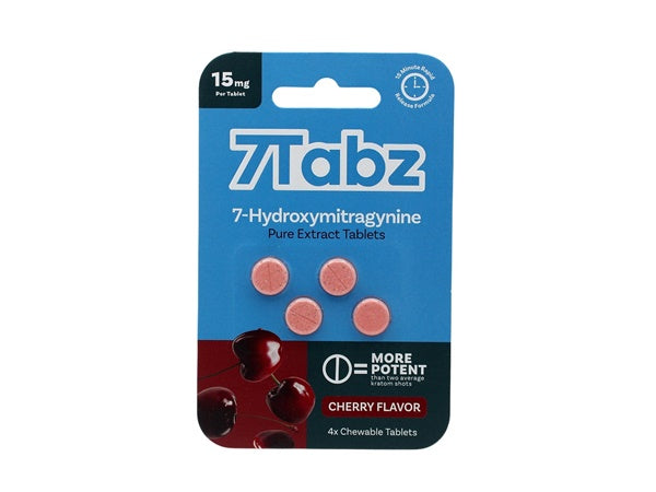 7Tabz 15mg 7-OH – Cherry Flavor – 4-Tablet