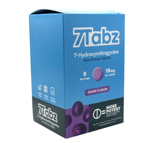 7Tabz 15mg 7-OH - Grape Flavor - 4-Tablet