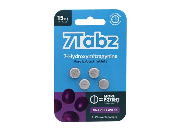 7Tabz 15mg 7-OH - Grape Flavor - 4-Tablet