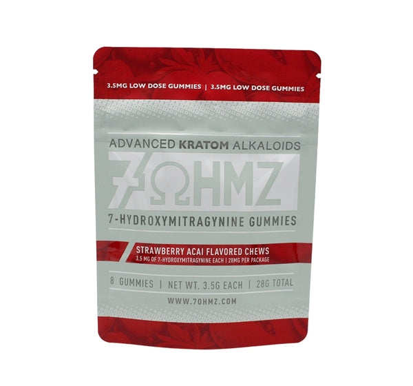 7ohmz 28mg 7-Hydroxy Gummies - Strawberry Acai