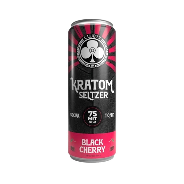 4ct Club 13 Kratom 12oz 75 MIT Seltzer Tonic