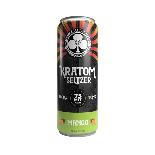 4ct Club 13 Kratom 12oz 75 MIT Seltzer Tonic