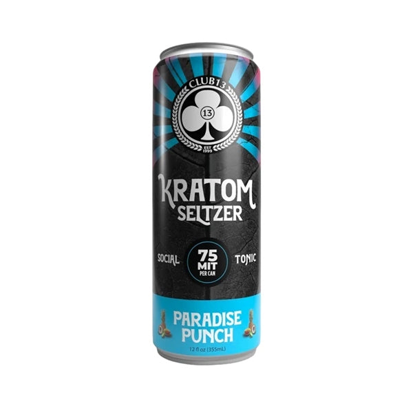 4ct Club 13 Kratom 12oz 75 MIT Seltzer Tonic