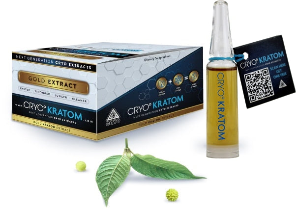 Cryo Gold Kratom Extract Shots 20pk