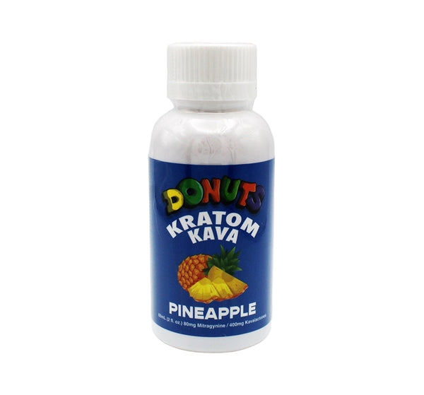 Donuts Kratom Kava 80mg MIT Pineapple 12pk