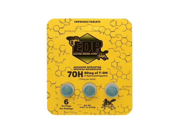 EDP Kratom 60mg 7-OH 3-Tablets