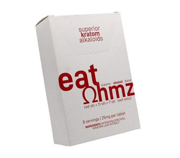 Eat Ohmz Red-OH 11-OH 7-OH Blend Kratom 25mg 6pk