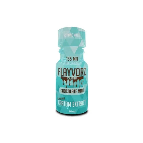 Flayvorz Kratom 155 MIT Shot - Chocolate Mint 12pk