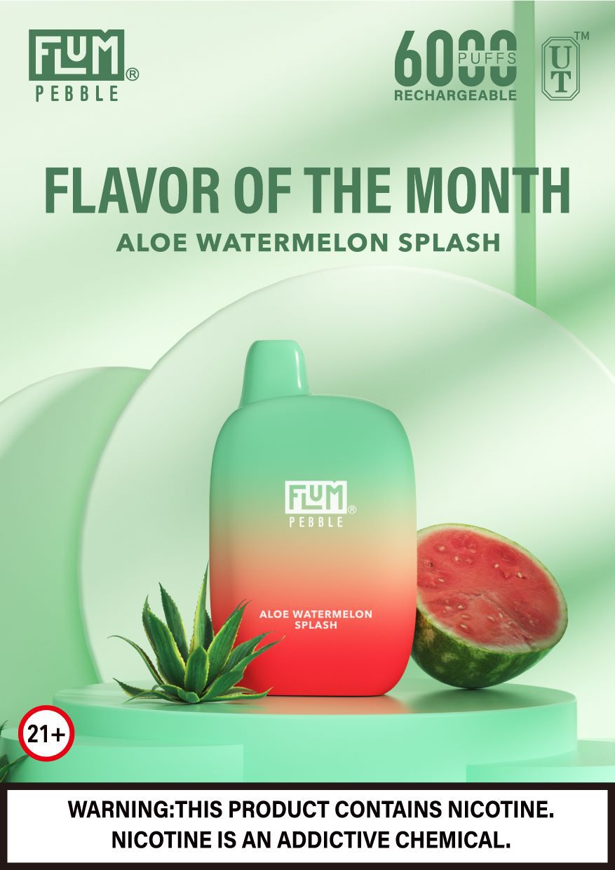 FLUM PEBBLE ALOE WATERMELON SPLASH