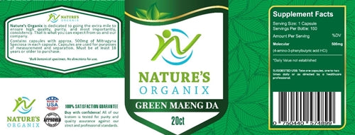 Natures Organix Kratom - 150ct