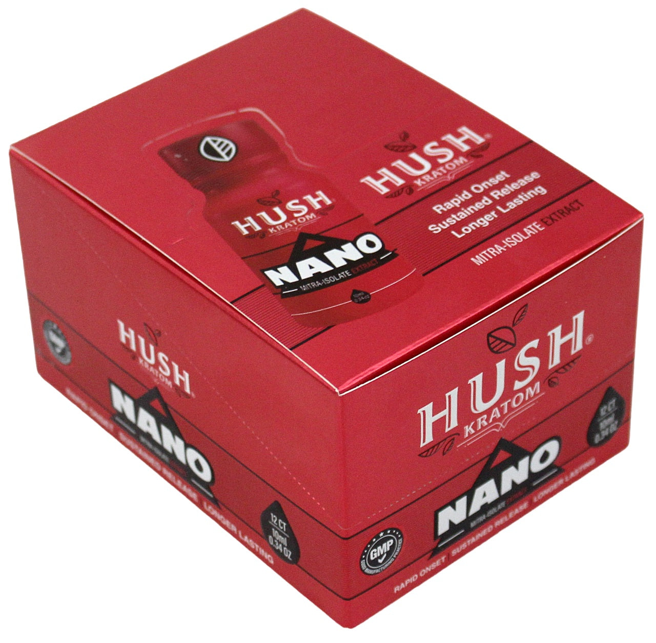 Hush Nano Liquid Kratom Shot 12pk