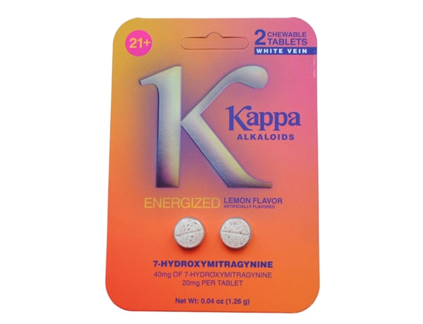 Kappa Alkaloids 40mg 7-OH Energized Lemon 2-Tablet