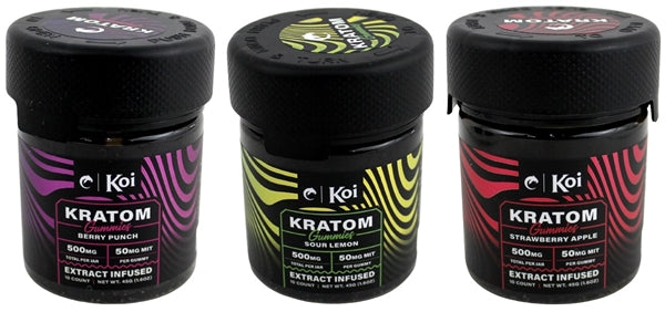 Koi Kratom Extract Infused Gummies - 500mg