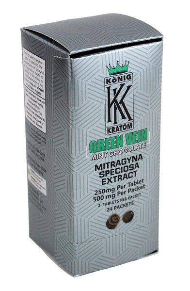 Konig Kratom Extract Tablets - Green Vein Mint Chocolate