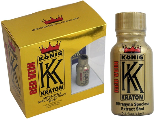 Konig Kratom Extract Shot – Red Vein 15pk