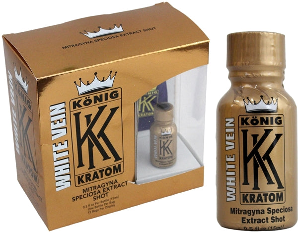 Konig Kratom Extract Shot – White Vein 15pk