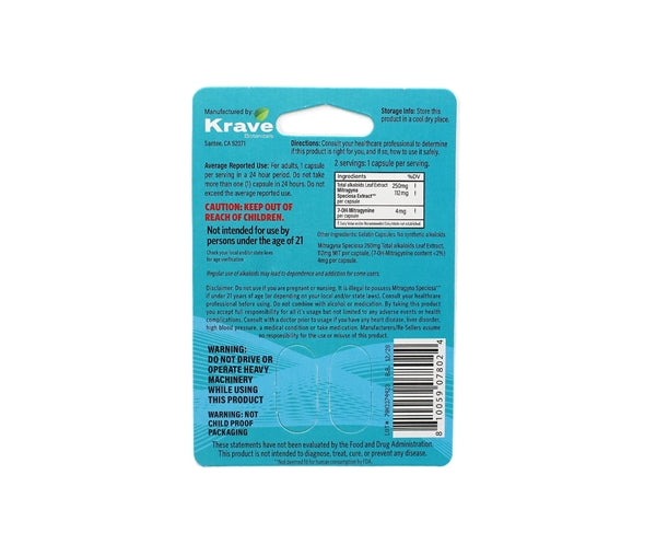 Krave 7-OH Blend Capsules - 2 Caps