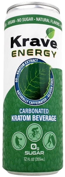 Krave Kratom Extract Energy Drink