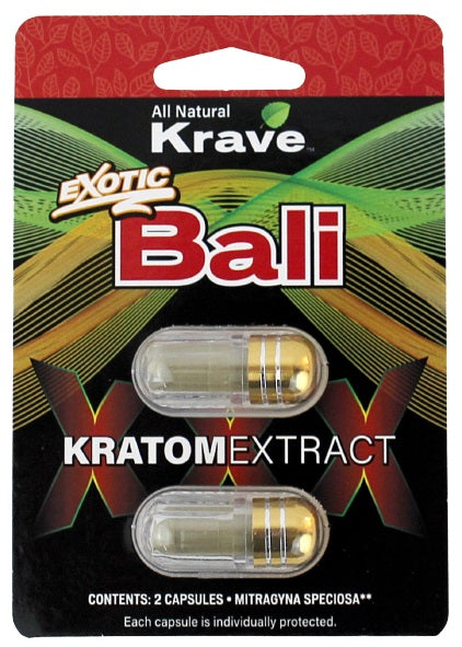 Krave Exotic Kratom Extract Capsules 6pk - Bali