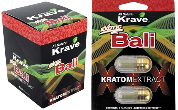 Krave Exotic Kratom Extract Capsules 6pk - Bali