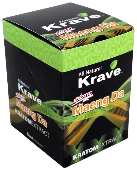 Krave Exotic Kratom Extract Capsules 6pk - Maeng Da