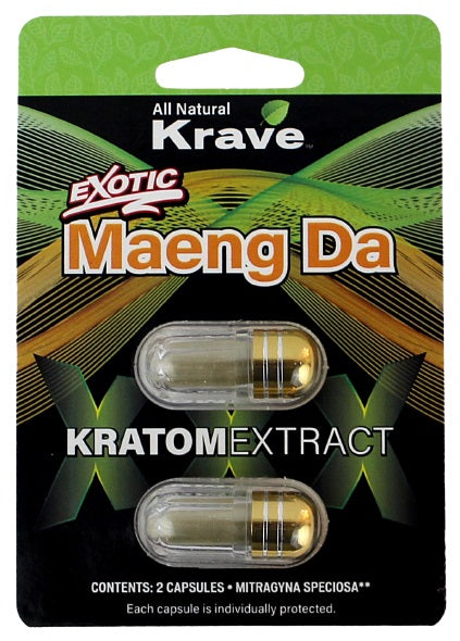 Krave Exotic Kratom Extract Capsules 6pk - Maeng Da