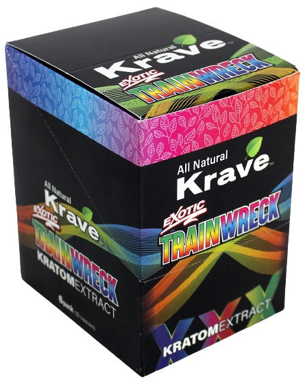 Krave Exotic Kratom Extract Capsules 6pk - Trainwreck