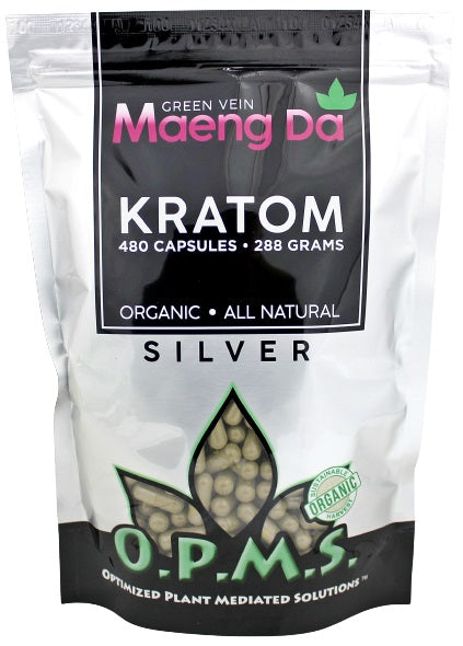 OPMS Silver 288g - 480caps Kratom