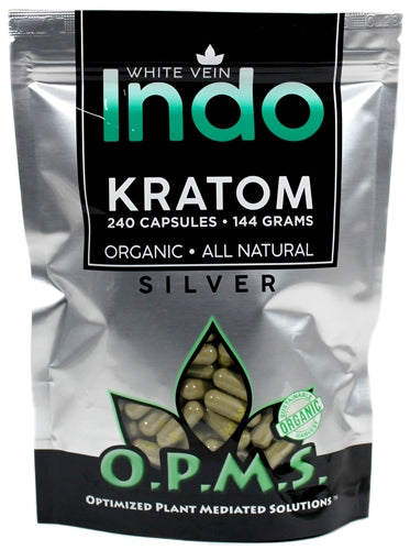 OPMS Silver 144g - 240caps Kratom