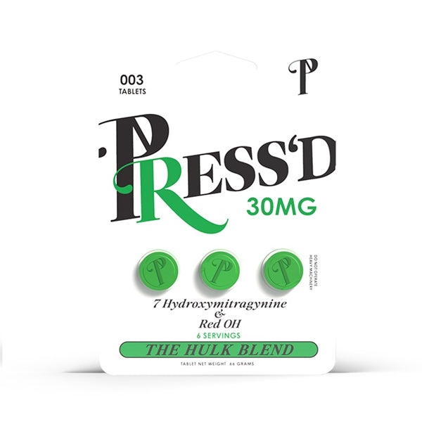 PRESS'D - The Hulk Blend - 30mg - 3-Tablet