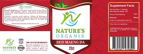 Natures Organix Kratom - 150ct