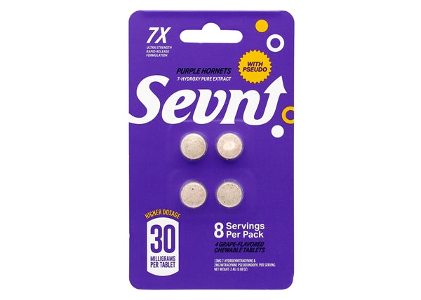 Sevn Purple Hornets 30mg 7-OH 4-Tablets