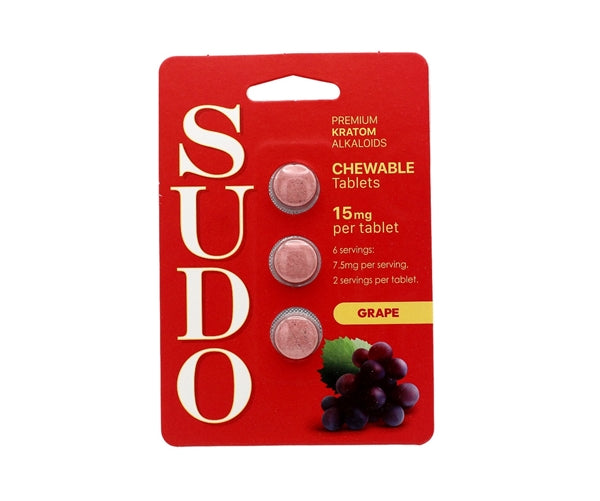 Sudo Kratom 15mg 7-OH 3-Tablet