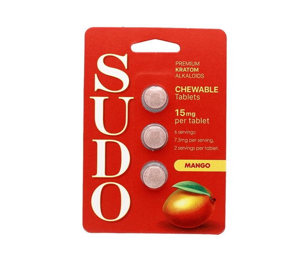 Sudo Kratom 15mg 7-OH 3-Tablet