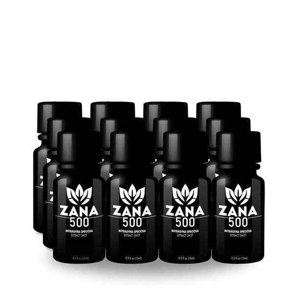 Zana 500 Liquid Kratom Extract Shots 12pk