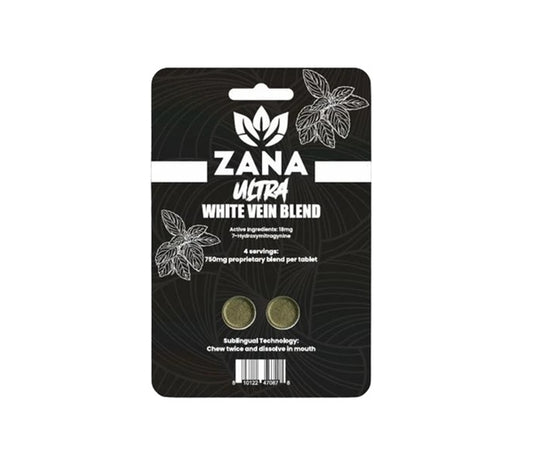 Zana 18mg 7-OH Ultra White Vein - 2-Tablet