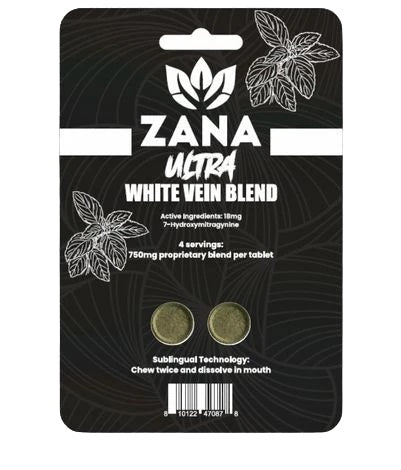 Zana 18mg 7-OH Ultra White Vein - 2-Tablet