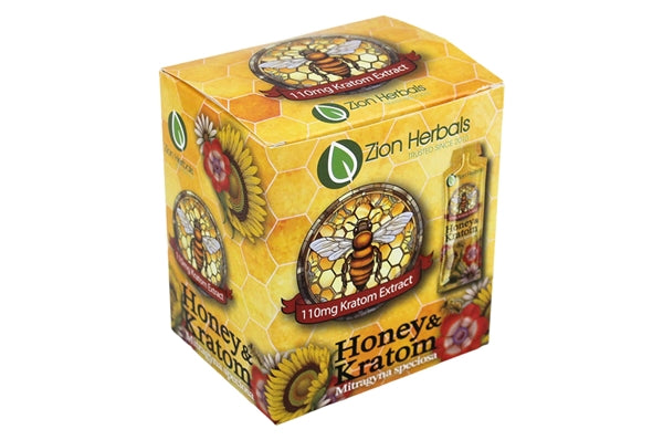 Zion Herbals Honey 110mg Kratom Extract - 12pk