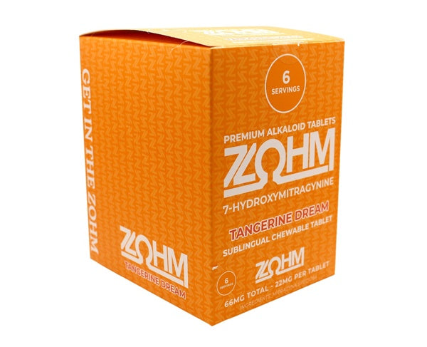 Zohm 22mg 7-OH – Tangerine Dream – 3-Tablet