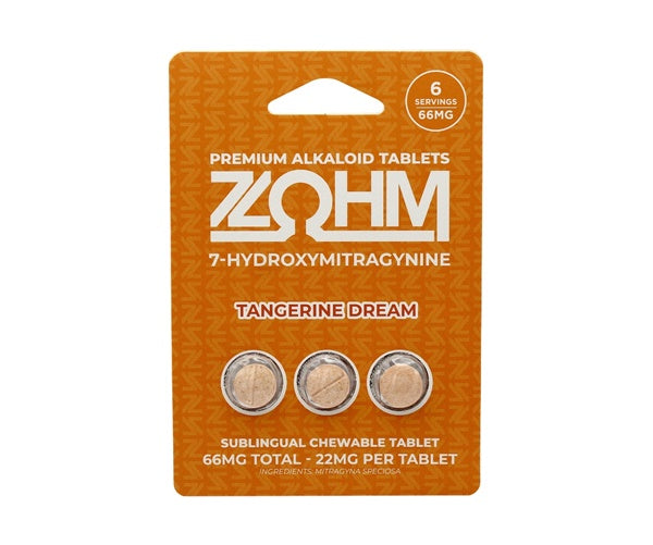 Zohm 22mg 7-OH – Tangerine Dream – 3-Tablet