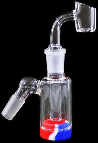 Glass Silicone 3pc Oil Reclaim Collector Ash Catcher
