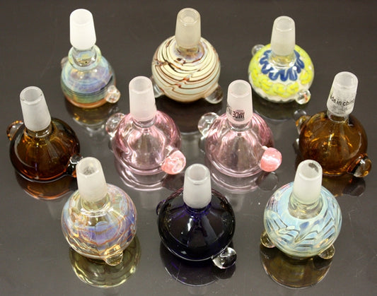 10ct 14mm Glass On Glass Color Bowl Assortment