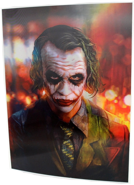 3ct Lenticular 3D Image Holographic Poster - Joker